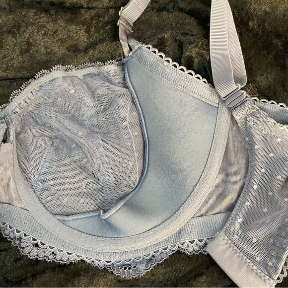 Victoria’s Secret 34DDD Bra NWT Dream Angels VS Push up without padding Blue - Picture 5 of 8